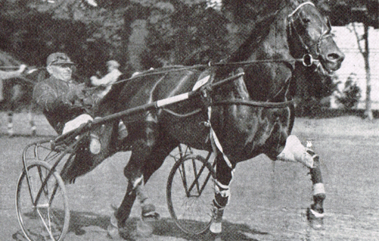 Harrison Dillon med championtræner Niels Jan Koster. Billedet er taget i 1928.