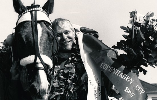 Der var flere travsportsentusiaster, der mente, at Hairos i 1987 kun fik plads i Copenhagen Cup-feltet, fordi der skulle være en dansk ekvipage med i løbet. De tog dog fejl. (Foto: Burt Seeger)